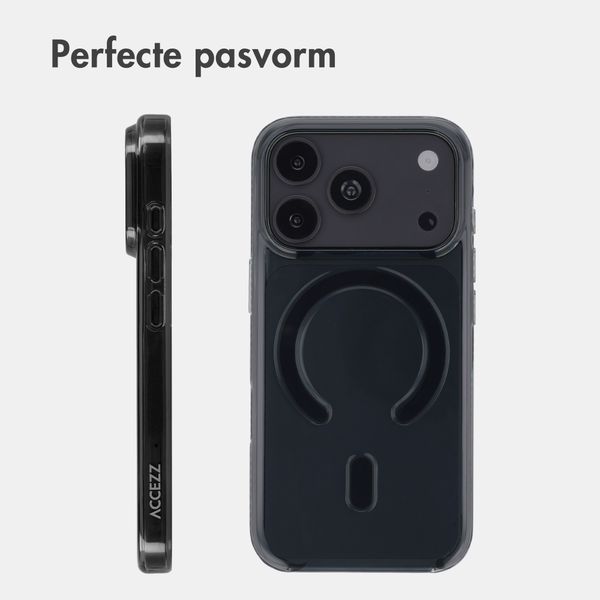 Accezz Lite Backcover met MagSafe Apple iPhone 18 Pro Max / 17 Pro Max - Smokey Clear