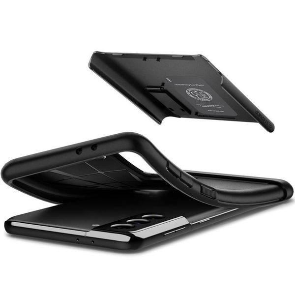 Spigen Slim Armor Backcover Samsung Galaxy S21 Plus - Zwart