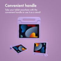 imoshion Kids-Proof Back Cover with Handle Apple iPad 9 (2021) 10.2 inch / iPad 8 (2020) 10.2 inch / iPad 7 (2019) 10.2 inch - Lila