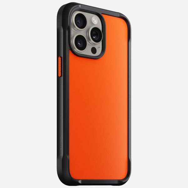 Nomad Rugged Case iPhone 15 Pro Max - Ultra Orange