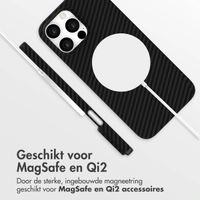 Accezz MagSafe Kevlar Backcover Apple iPhone 15 Pro Max - Zwart