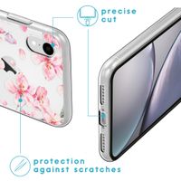 imoshion Design hoesje iPhone Xr - Bloem - Roze