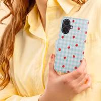 imoshion Design Bookcase Samsung Galaxy A57 (5G) - Cherry Check