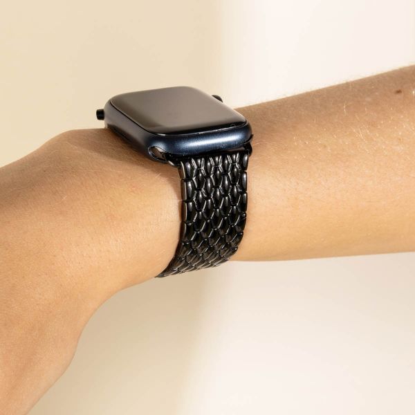 Selencia Steel Dragon Band Apple Watch | 44/45/46/49 mm - Black