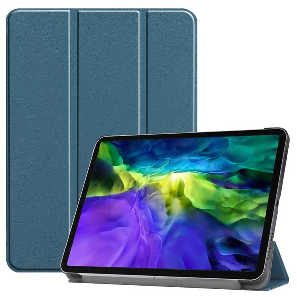 imoshion Trifold Bookcase iPad Pro 11 (2020) / iPad Pro 11 (2018) - Donkergroen