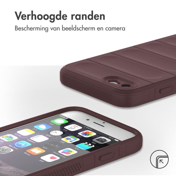 imoshion EasyGrip Backcover Apple iPhone SE (2022 / 2020) / 8 / 7 - Aubergine