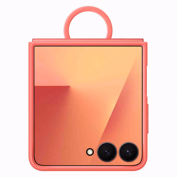 Samsung Originele Silicone Cover Ring Samsung Galaxy Z Flip 7 - Red