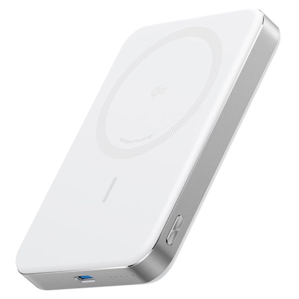 Anker MagGo Slim | Powerbank 10.000 mAh - Geschikt voor MagSafe en Qi2 - Wit