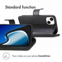 imoshion Luxury Bookcase Apple iPhone 15 Plus - Dark Blue