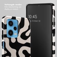 Selencia Vivid Tough Backcover Xiaomi Redmi Note 12 Pro - Art Wave Black