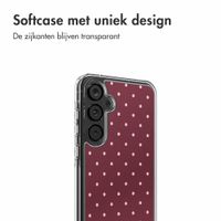 imoshion Design hoesje Samsung Galaxy A55 - Polka Dot Bordeaux