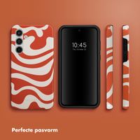 Selencia Vivid Tough Backcover Samsung Galaxy A55 - Dream Swirl Orange