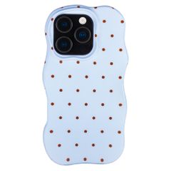 Selencia Vivid Wavy Backcover met MagSafe Apple iPhone 16 Pro - Happy Dots Digital Sky