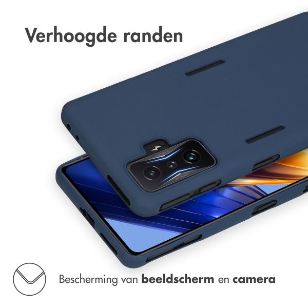 imoshion Color Backcover Xiaomi Poco F4 GT 5G - Donkerblauw