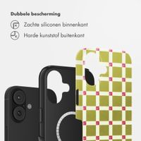 Selencia Vivid Backcover met MagSafe Apple iPhone 17 - Check This Olive