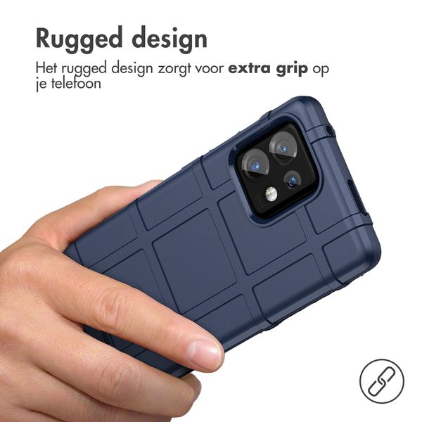 imoshion Rugged Shield Backcover Motorola Edge 40 Pro - Donkerblauw