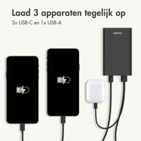 imoshion Ultra Series Aluminium Powerbank 20.000 mAh - Quick Charge en Power Delivery - Zwart
