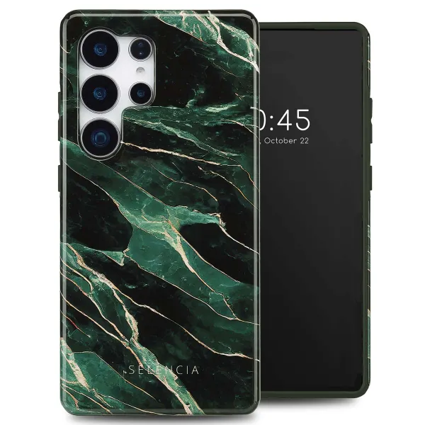 Selencia Vivid Backcover Samsung Galaxy S25 Ultra - Chic Marble Quartz