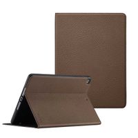 Selencia Riva Bookcase Apple iPad 9 (2021) 10.2 inch / iPad 8 (2020) 10.2 inch / iPad 7 (2019) 10.2 inch - Mocha Brown