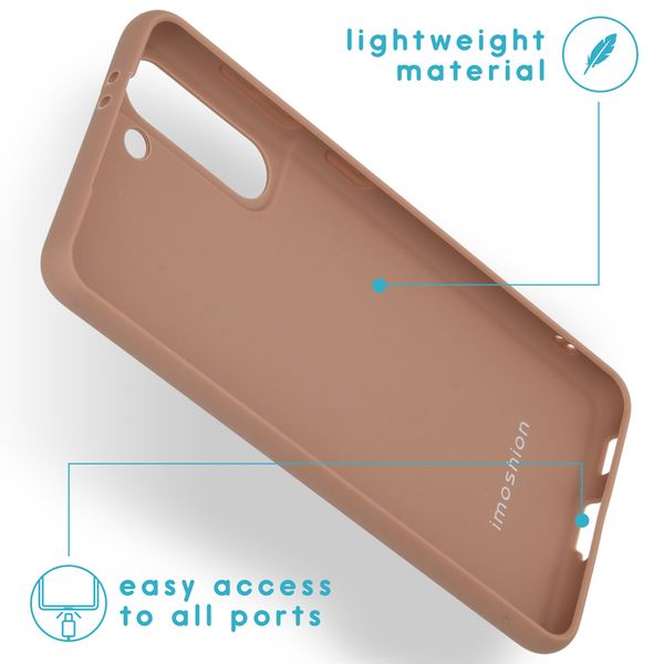 imoshion Color Backcover Samsung Galaxy S21 - Taupe