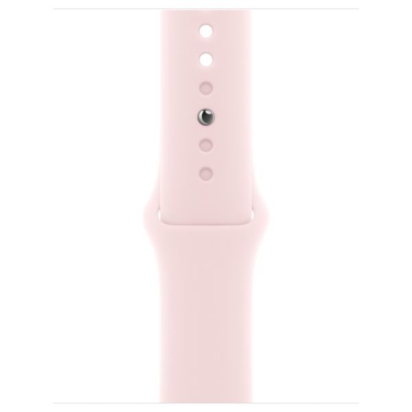 Apple Sport Band Apple Watch Series 1 t/m 9 / SE (38/40/41 mm) | Series 10 (42 mm) - Maat S/M - Light Pink