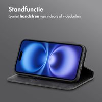 imoshion Slim Bookcase Apple iPhone 16 - Zwart