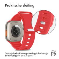 imoshion Siliconen bandje Apple Watch Series 1-10 / SE / Ultra (2) - 42/44/45/46/49 mm - Rood