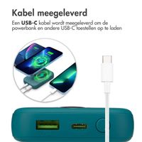 imoshion MagSafe Powerbank - 10.000 mAh - Draadloze powerbank - Petrol Green