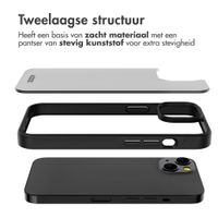 Accezz Rugged Frosted Backcover Apple iPhone 13 - Zwart