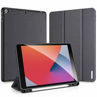 Dux Ducis Domo Bookcase Apple iPad 9 (2021) 10.2 inch / iPad 8 (2020) 10.2 inch / iPad 7 (2019) 10.2 inch - Zwart