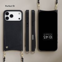 Selencia Nova Phone Case with Cord and Card Holder Apple iPhone 17 Pro Max - Black