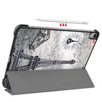 imoshion Design Trifold Bookcase iPad Air 11 inch (2024) M2 / Air 5 (2022) / Air 4 (2020) - Parijs