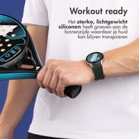 imoshion Siliconen bandje Samsung Galaxy Watch 4 / 5 / 6 / 7 (20 mm) - Donkergroen