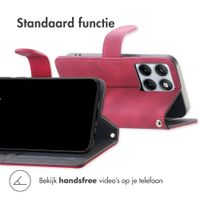 imoshion Bookcase met koord Motorola Edge 70 Fusion - Rood