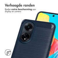 imoshion Brushed Backcover Oppo A98 - Donkerblauw