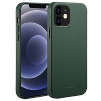 Accezz Leather Back Cover with MagSafe Apple iPhone 12 (Pro) - Cedar Green