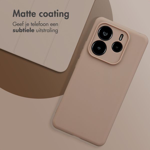 imoshion Color Backcover Xiaomi Redmi Note 14 (5G) - Bruin
