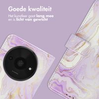 imoshion Design Bookcase Xiaomi Redmi A3 - Purple Marble