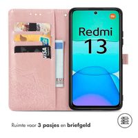 imoshion Mandala Bookcase Xiaomi Redmi 13 (4G) - Rosé Goud