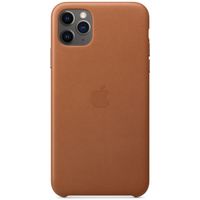 Apple 4 Pack Leather Backcover iPhone 11 Pro Max - Red + Saddle Brown + Midnight Blue + Black