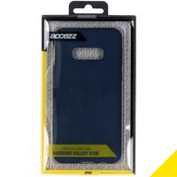 Accezz Liquid Silicone Backcover Samsung Galaxy S10e - Blauw