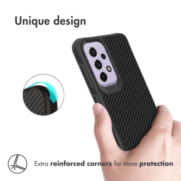 imoshion Rugged Hybrid Case Samsung Galaxy A33 - Zwart