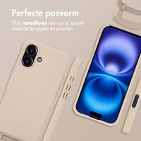 imoshion Color Backcover met afneembaar koord MagSafe Apple iPhone 16 - Nude