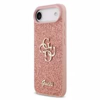Guess 4G Metal Logo Glitter Backcover Apple iPhone Air - Roze
