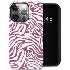Selencia Vivid Backcover Apple iPhone 13 Pro - Trippy Swirl Dark Rose