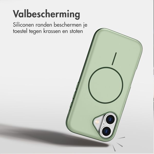 imoshion Color Backcover met Thin MagSafe Ring Apple iPhone 17 - Donkergroen