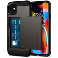 Spigen Slim Armor CS Backcover iPhone 11 - Grijs