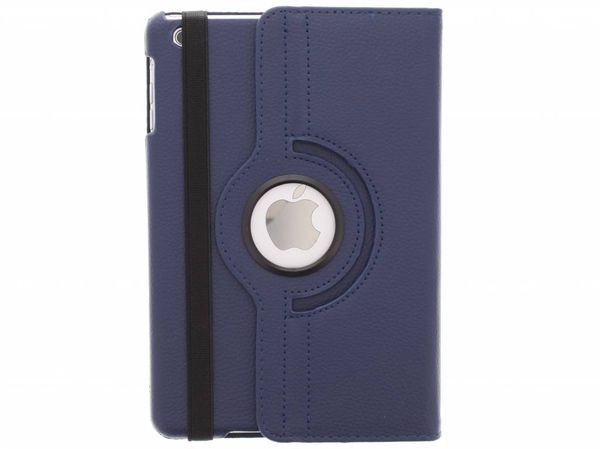 360° Draaibare Bookcase iPad Mini 3 (2014) / Mini 2 (2013) / Mini 1 (2012) - Blauw