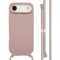 imoshion Silicone Case with Strap Apple iPhone Air - Sand Pink