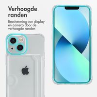 imoshion Softcase Backcover met pasjeshouder Apple iPhone 13 Mini - Transparant